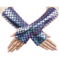 Mermaid Scale Arm Gloves | Fingerless
