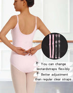 Women's Camisole Ballet Leotard | Adjustable Straps | Full Lining | 3 Colors