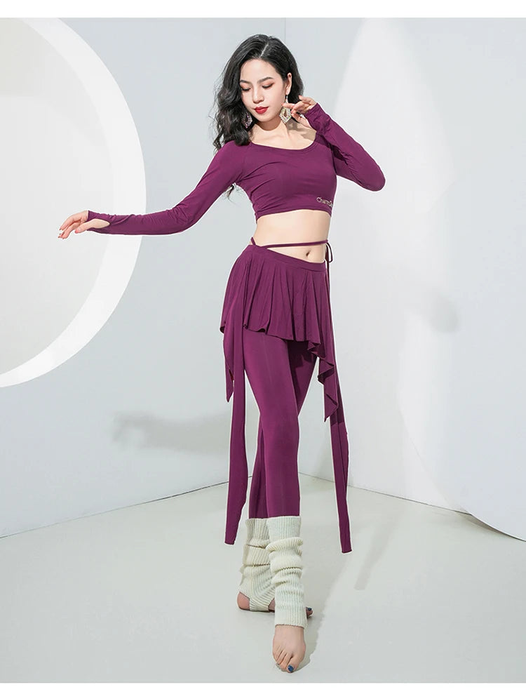 Belly Dance Practice Set | Long Sleeve Top & Pants