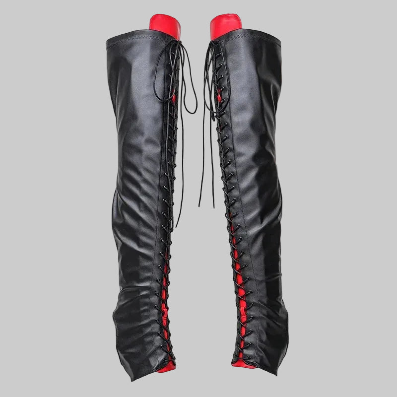 8-Inch Platform Pole Dance Thigh-High Boot Covers