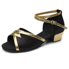 Latin Dance Sandals | Low Block Heel | 3.5 cm