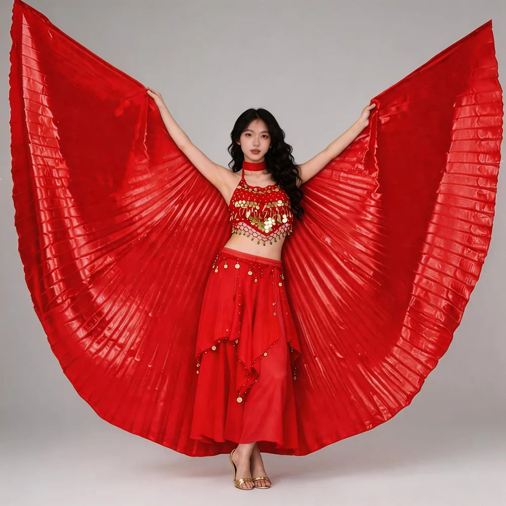 Belly Dance Wings | Pleated | 145cm