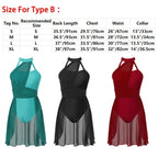 Chiffon Lyrical Dance Dress | Cut-Out Back | Front Slit Skirt
