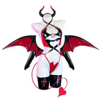 Devil Bat Wing Costume Set | Vinyl Lingerie with Wings & Horns