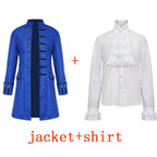 Victorian Steampunk Trench Coat & Shirt | Medieval Renaissance Costume | S–4XL
