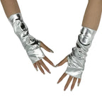 Glossy Fingerless Gloves | Stage