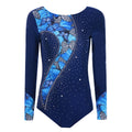 Rhinestone Long-Sleeve Leotard | Butterfly · Leopard · Snake · Starburst