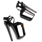 Glitter Platform Sandals – 9-Inch Pole Dance Heels, Black