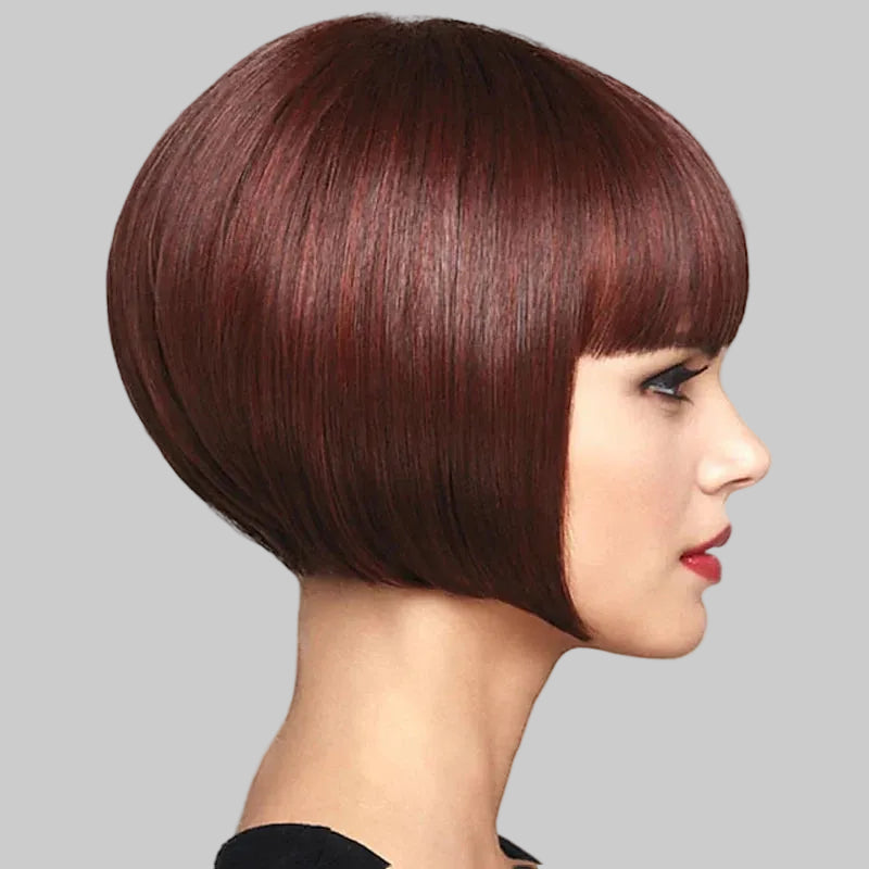 Classic Flapper Bob Wig - Short Straight Cosplay & Roaring 20s Style Wig