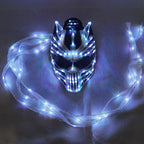 LED Luminous Helmet Mask - Remote Control Light Illusion Performance Headpiece