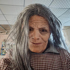 Elderly Woman Mask | Grey Hair