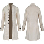 Victorian Steampunk Trench Coat & Shirt | Medieval Renaissance Costume | S–4XL