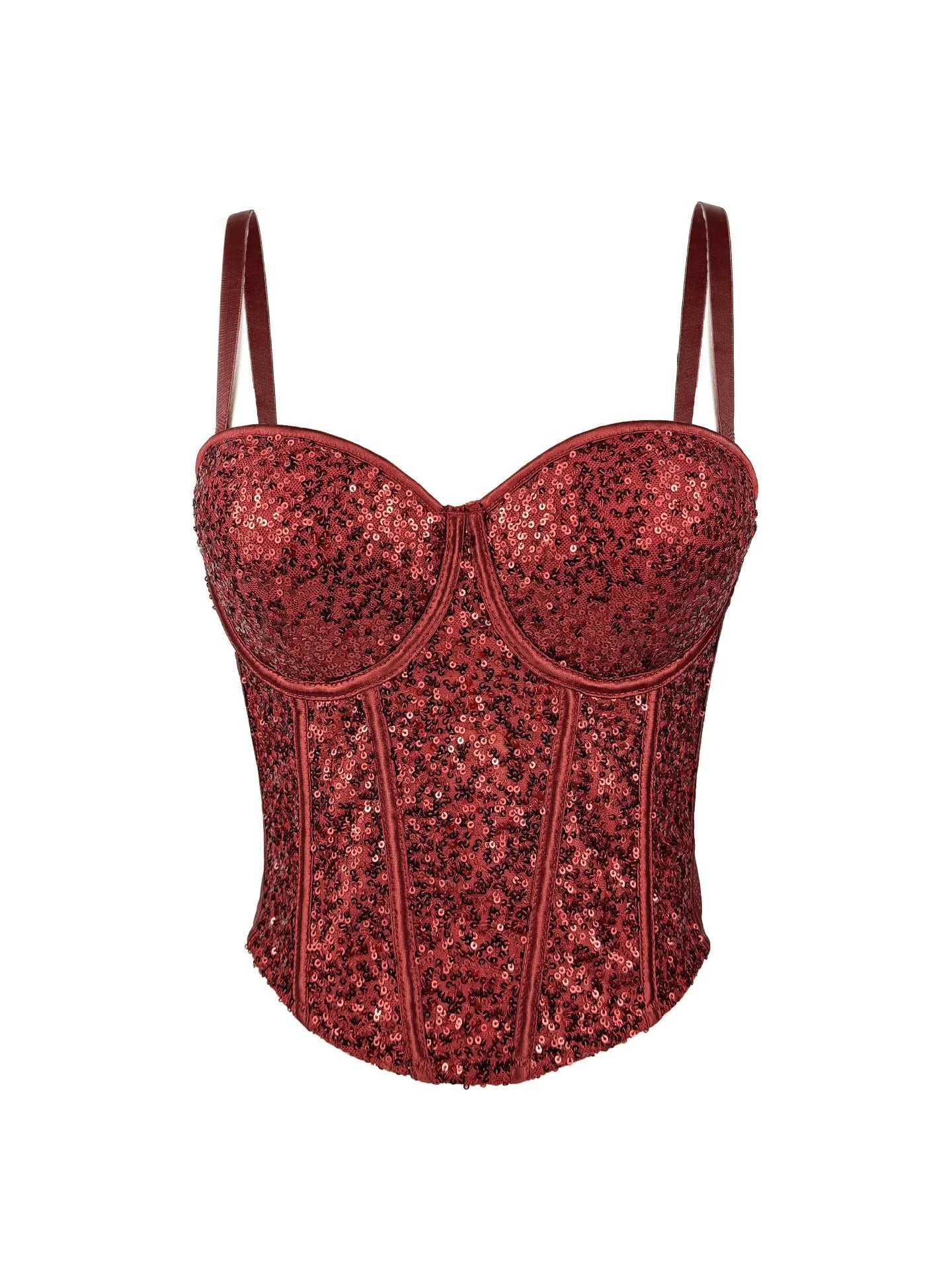 Sequin Bustier | Bling Corset Top | Stage & Party
