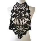 Rhinestone Body Chain Top | Stage & Drag | Black & Silver