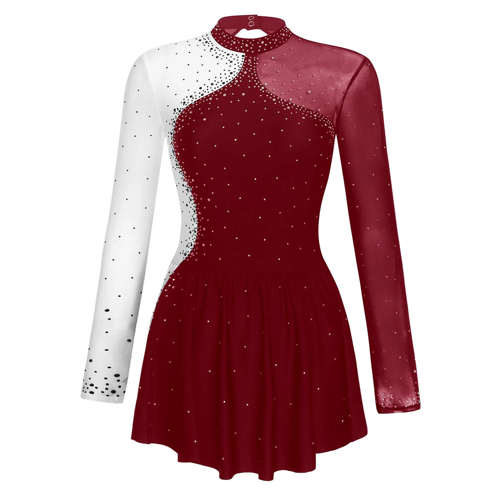 Starlight Rhinestone Dance Leotard Dress