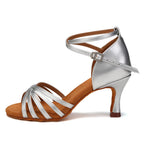 Latin Dance Shoes | Satin | 5.5–7.5 cm