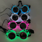 EL Wire Glow Glasses | LED Neon Goggles | 22 Colors