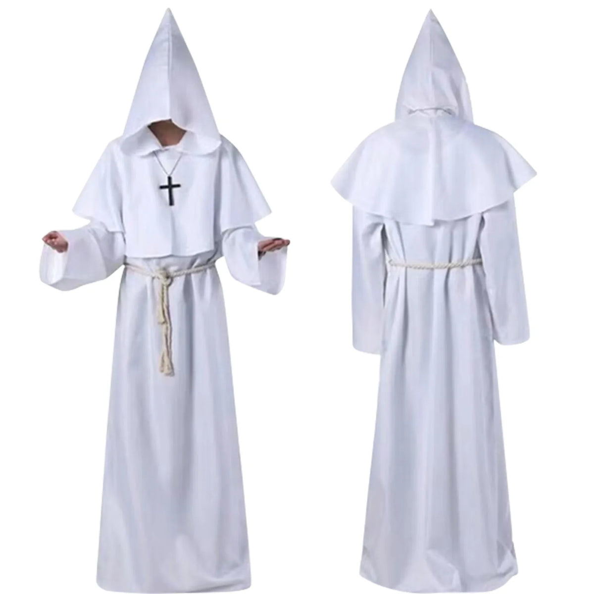 Hooded Monk Robe | Medieval Stagewear