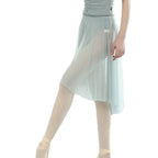 Mid-Length Mesh Ballet Skirt | Draped Tulle | One Size