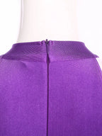 Rhinestone Lyrical Dress | Color-Block | Side Split | Mesh