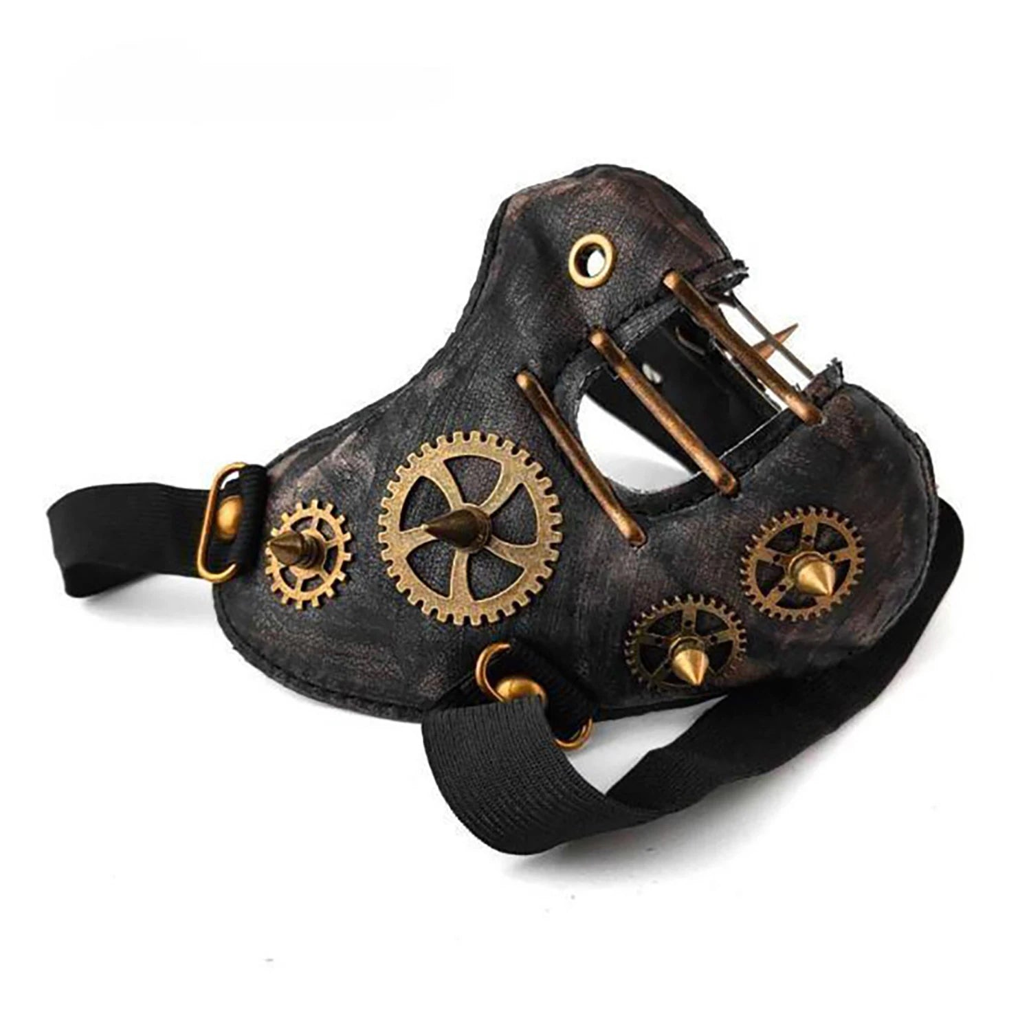 Steampunk Half-Face Mask | Gear & Spike | 10 Styles