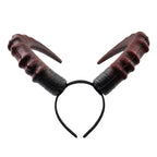 Demon Horn Headband | Faux Leather | Gothic & Halloween