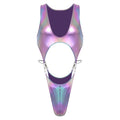 Men's Metallic Cutout Bodysuit Monokini | 2 Colors