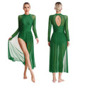 Lyrical Dance Dress | Flowing Split Mesh