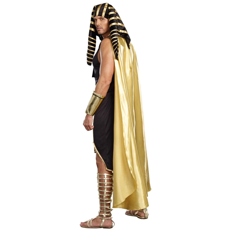 Men's Egyptian Costume | Seven-Piece Pharaoh Set