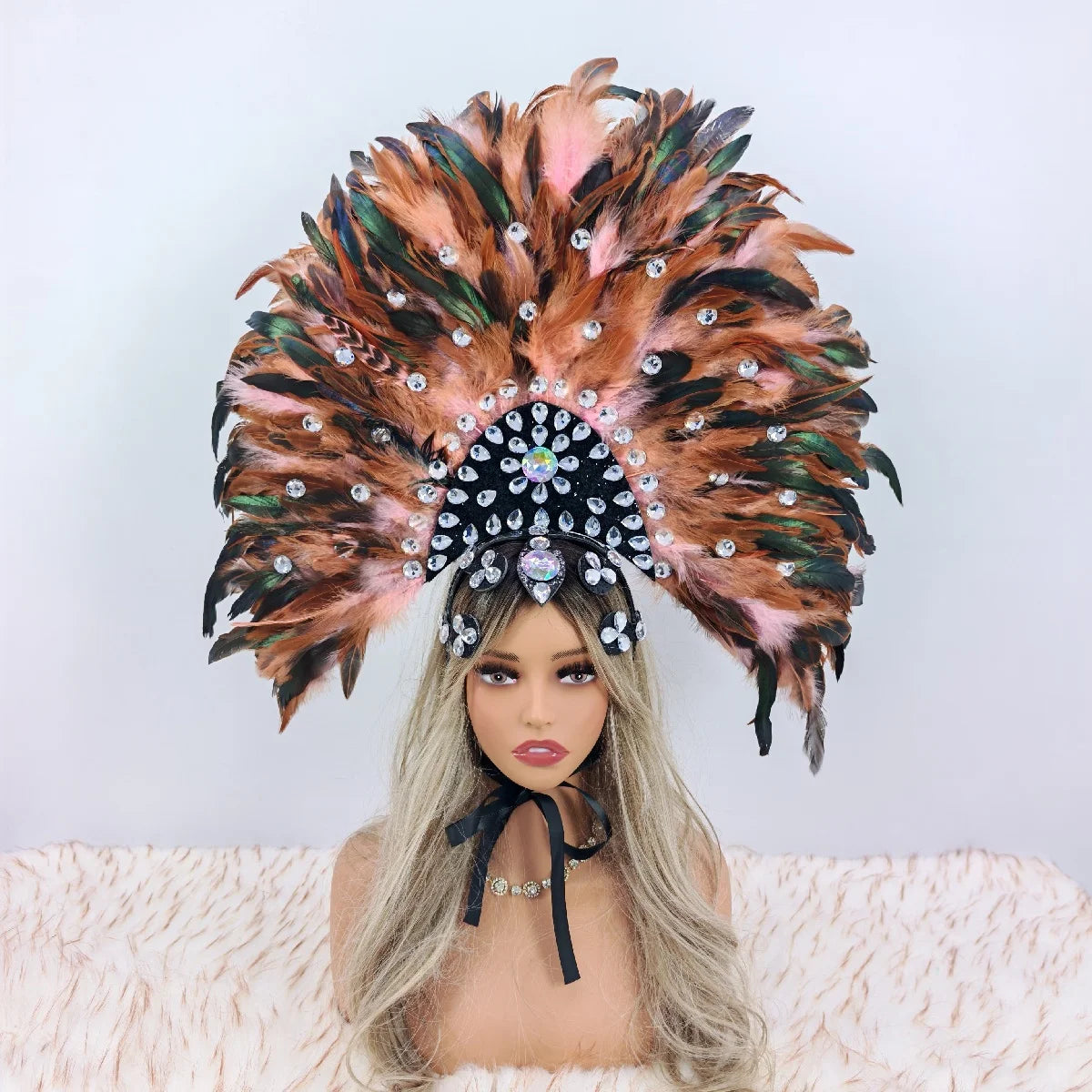 Feather Carnival Headdress | Festival & Costume