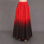 Flamenco Dance Skirt | Gradient Satin | 180–720 Degree | 9 Colors