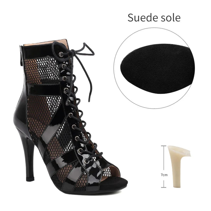 Dance Ankle Boots | Lace-Up | 7–11 cm