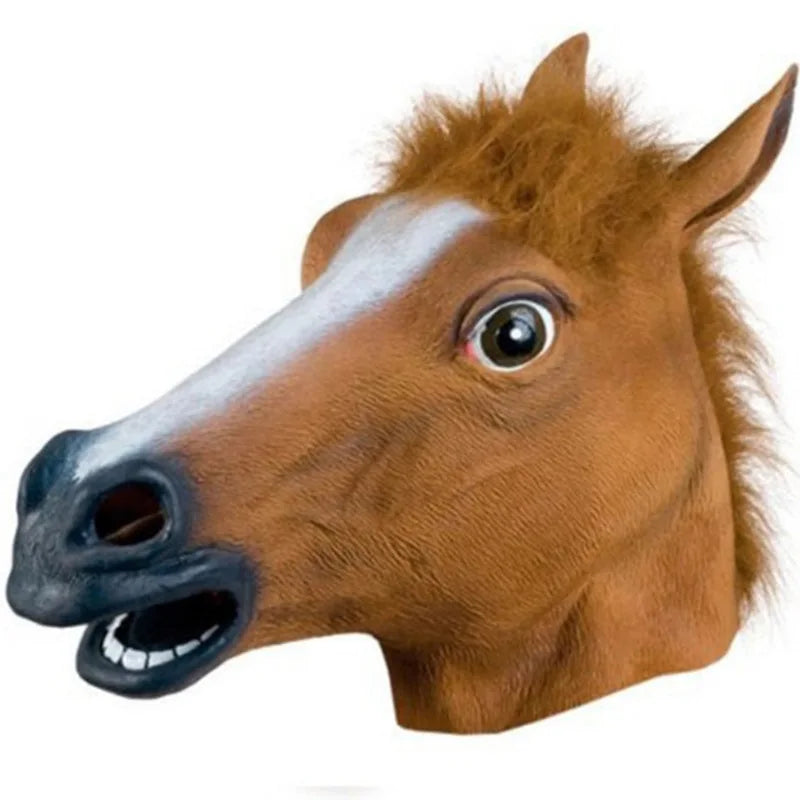 Horse Head Mask | Brown Novelty