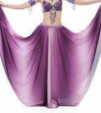 Belly Dance Chiffon Skirt | Gradient Color Full Circle