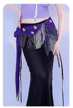Belly Dance Hip Scarf | Beaded Tassel Wrap