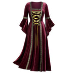 Medieval Lace-Up Gown | Long Sleeve | Floor-Length