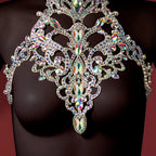 Crystal AB Stone Chest Necklace | Belly Dance