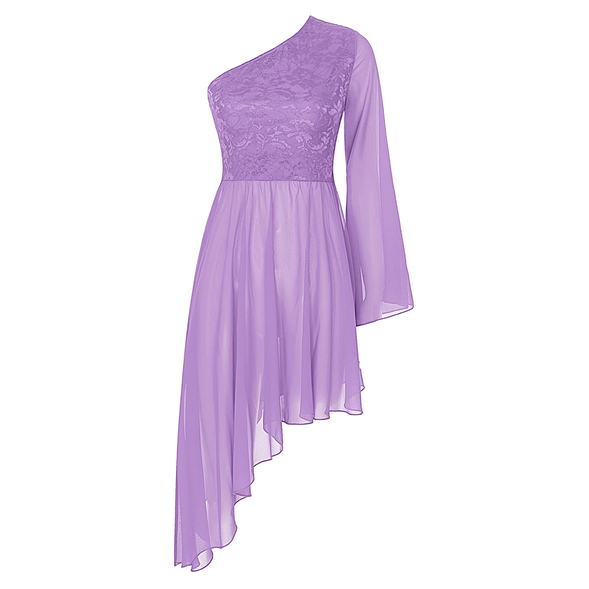 Lace Chiffon Praise Dance Overlay