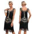 1920s Gatsby Sequin Tassel Dress | Sleeveless | Fringe Flapper
