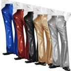 Men's Sequin Flare Pants | Wide Leg | Stage