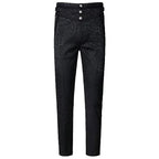 Steampunk Jacquard Slim Trousers | Gothic | Men