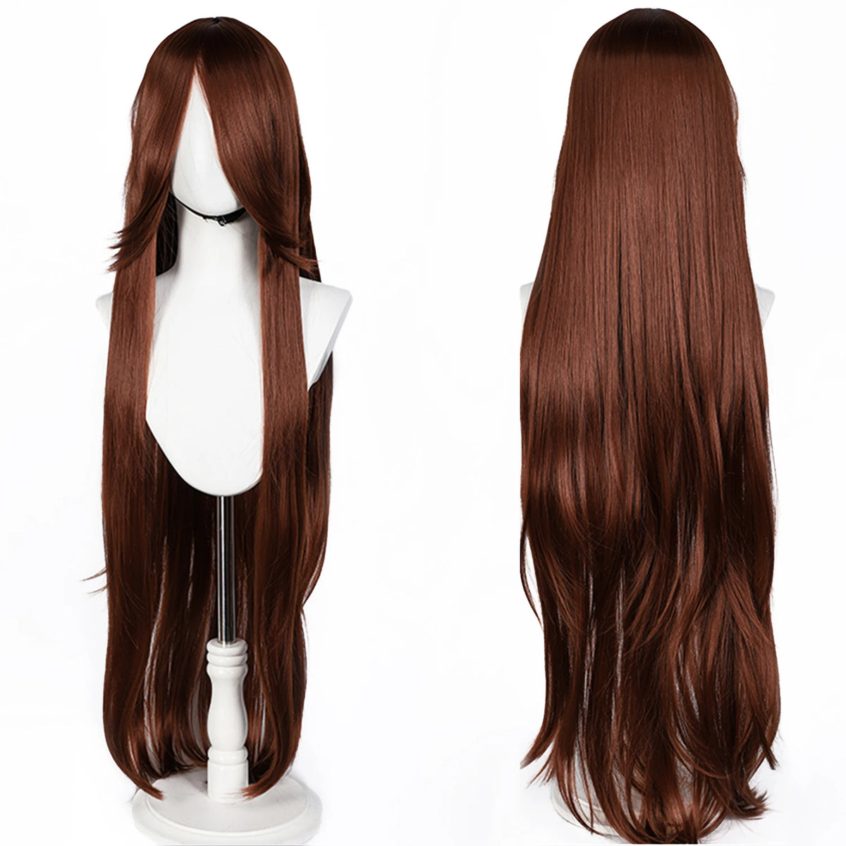 Long Straight Wig | Fringe | 100 cm