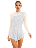 Sequin Lyrical Dress | Mesh Skirt | Long Sleeve