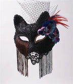 Venetian Cat Mask | Lace & Veil | 16 Styles