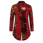 Men's Stage Tailcoat | Metallic Pattern