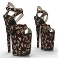 8-Inch Patent Platform Sandals