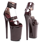 9-Inch Patent Platform Sandals