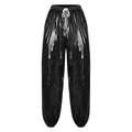Men's Glossy Pants | Baggy Drawstring Fit