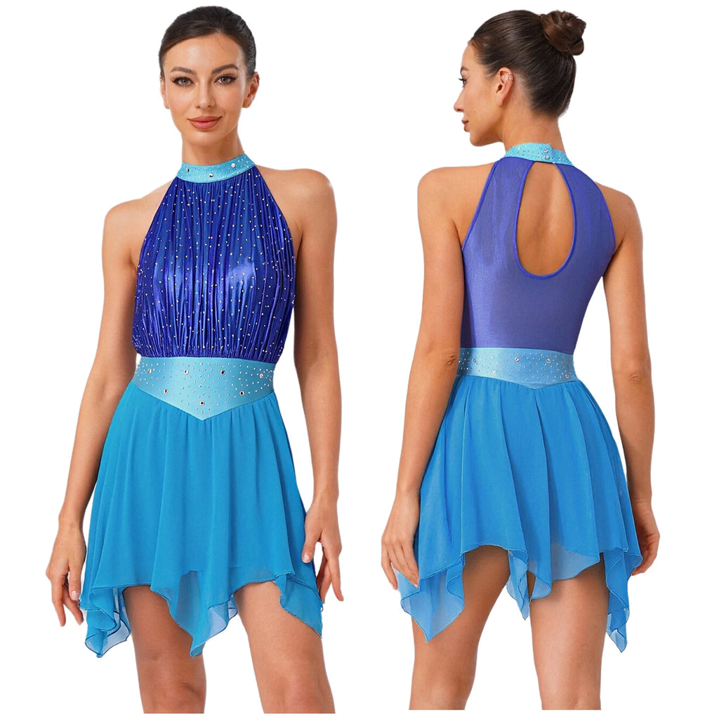 Starlight Metallic Rhinestone Lyrical Dance Dress
