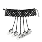 Lace Hand Harness | Black Chains